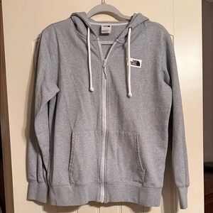 The North Face Light Gray Hoodie